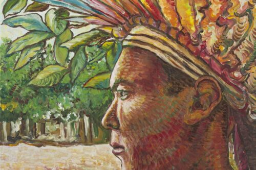 Índio Bororo I -  pintura original