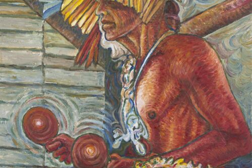 Índio Bororo II -  pintura original