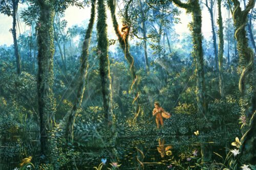 Energia da Floresta - arte animada