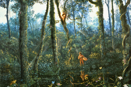 Energia da Floresta - pintura original