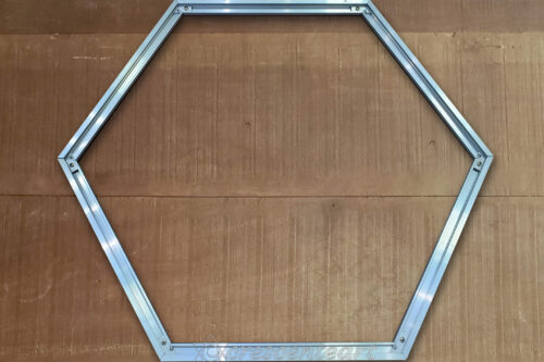 Eco-Chassi de Alumínio - Hexagonal