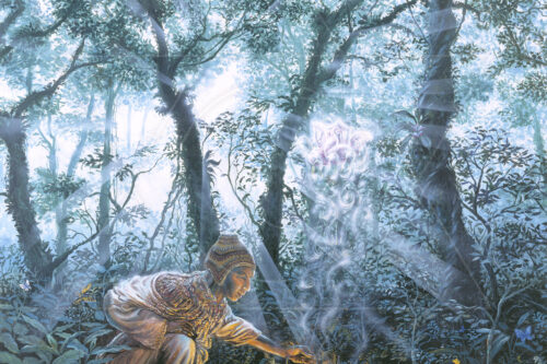 Iniciação - pintura original vendida