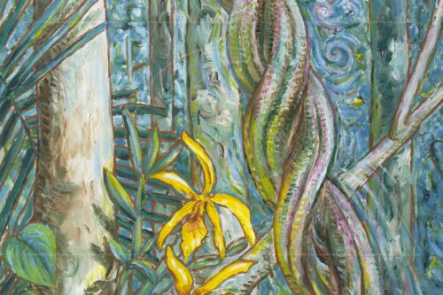 Mariri e Orquídea - original