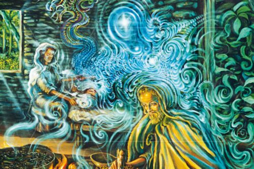 O Curador - pintura original