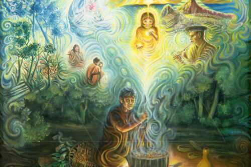 Preparo - pintura original