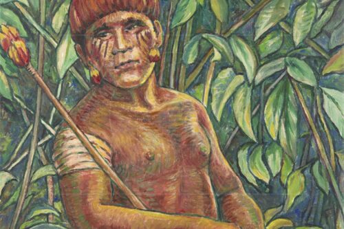 Índio Xinguano II -  pintura original