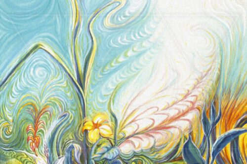 Flor em Luz -  releitura do original