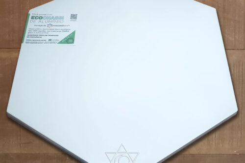 Tela para pintura com Eco-Chassi de Alumínio - Hexagonal